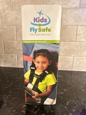 Kids Airplane Safety Harness - Black